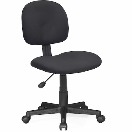 Nusparc Multi-Task Chair, Armless, Black NPRCH300FNBK